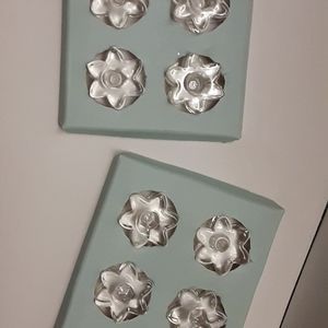 PARTYLITE,  P9707, CELEBRATION GLASS CANDLE HOLDERS .